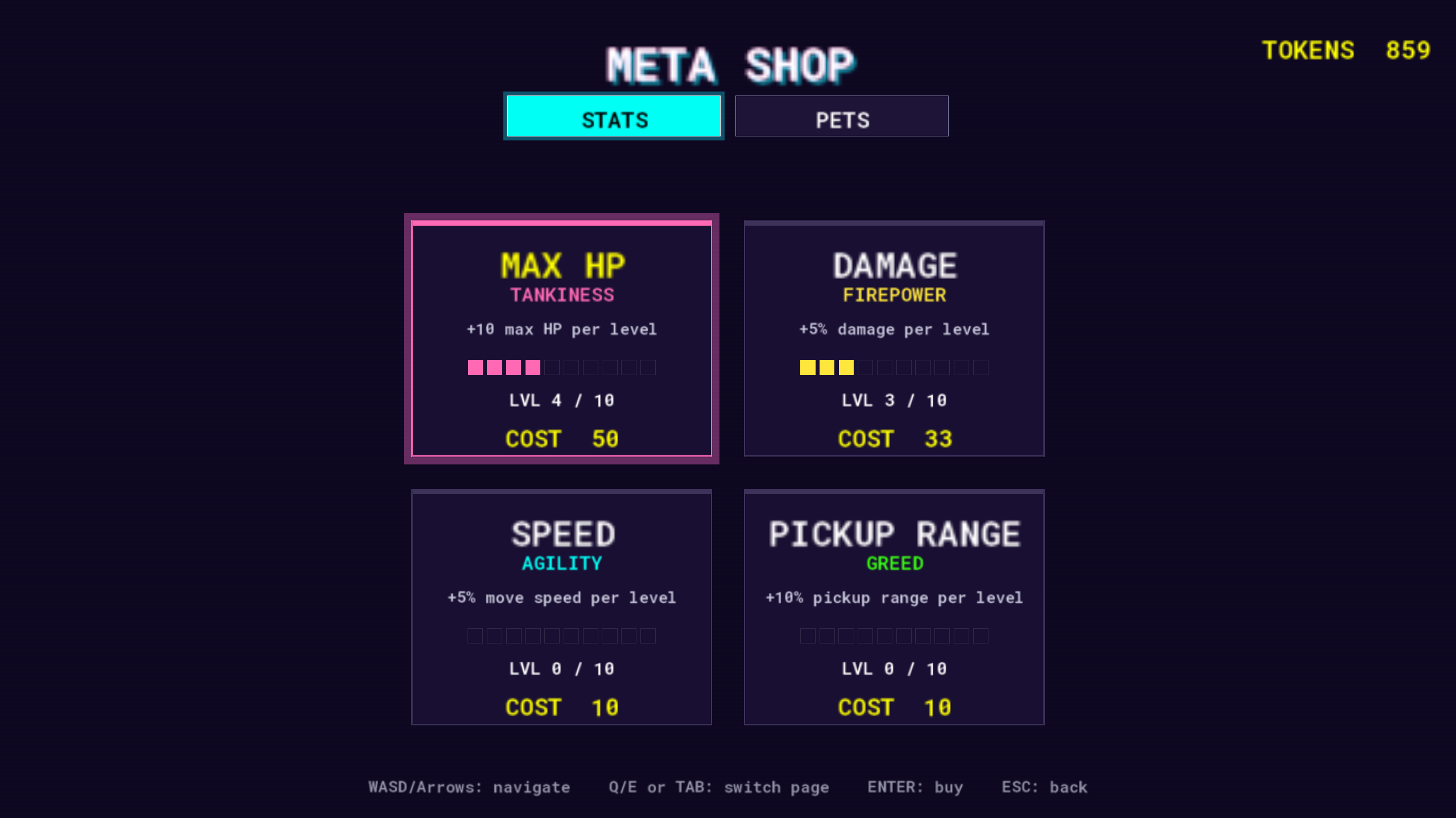 Meta shop — 30 collectible pets